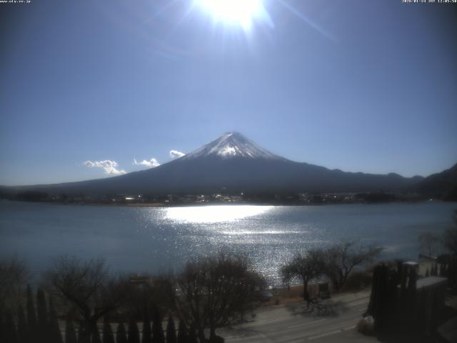 河口湖からの富士山