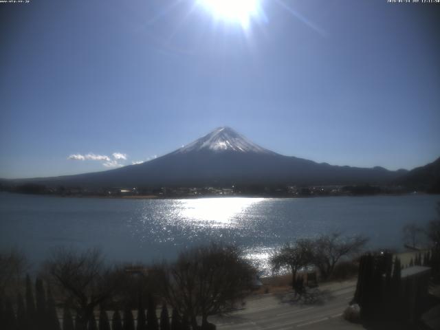 河口湖からの富士山