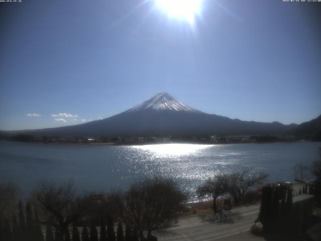 河口湖からの富士山