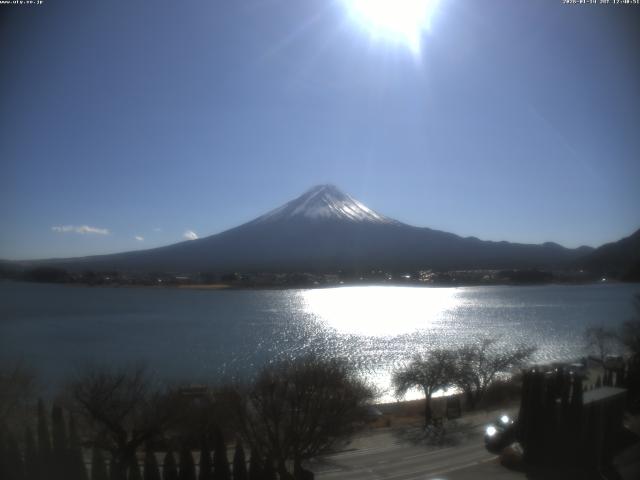 河口湖からの富士山