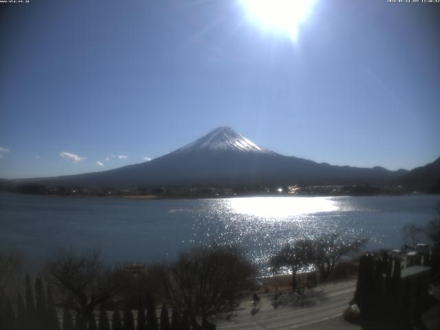 河口湖からの富士山