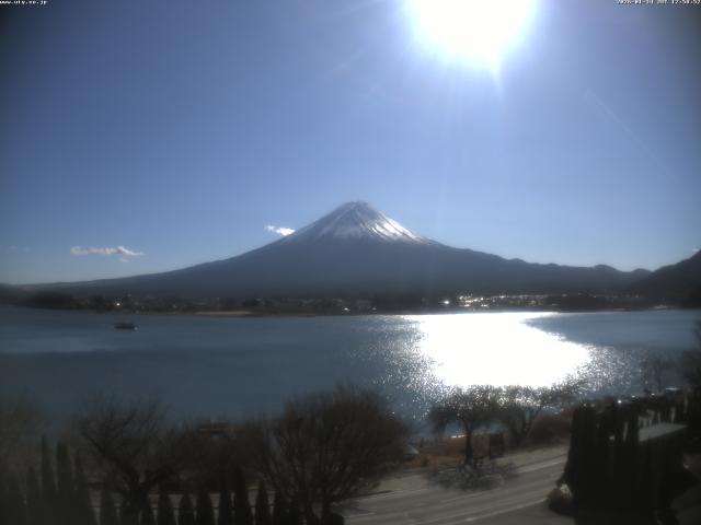 河口湖からの富士山