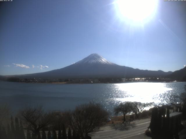 河口湖からの富士山