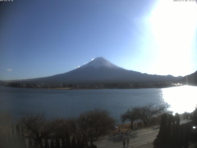 河口湖からの富士山