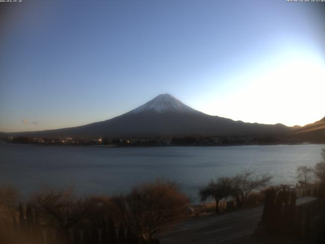 河口湖からの富士山