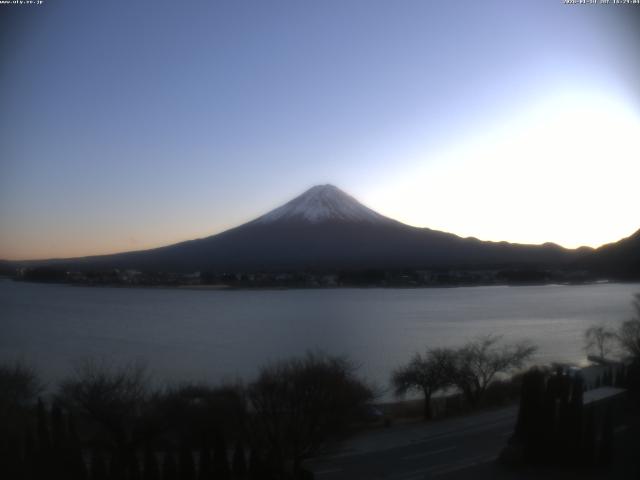 河口湖からの富士山