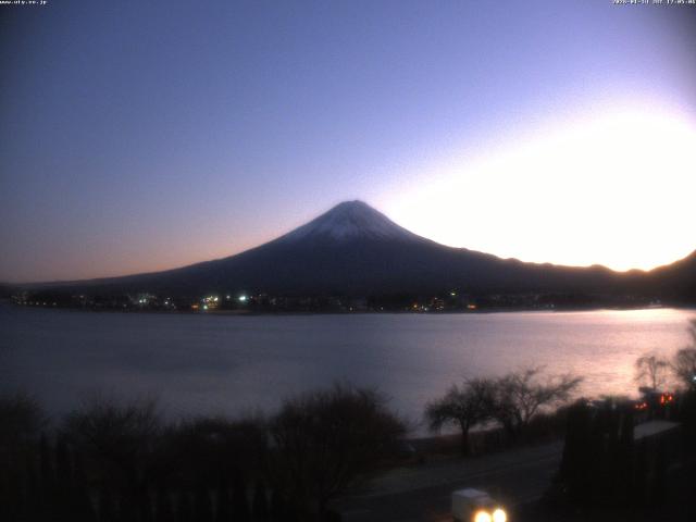 河口湖からの富士山