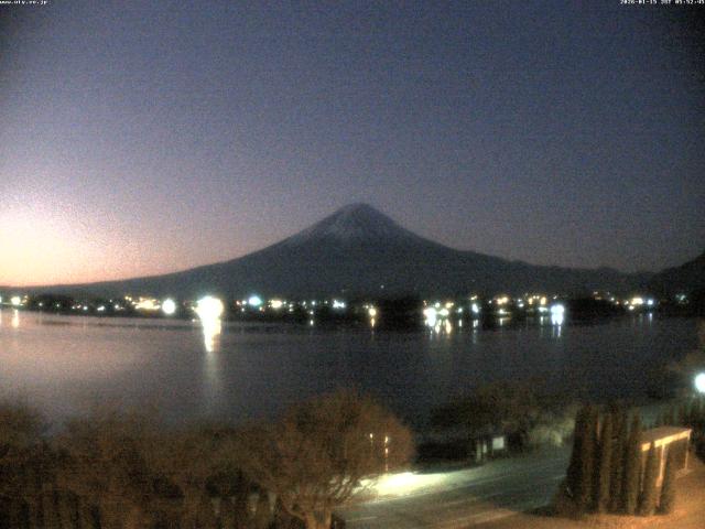 河口湖からの富士山