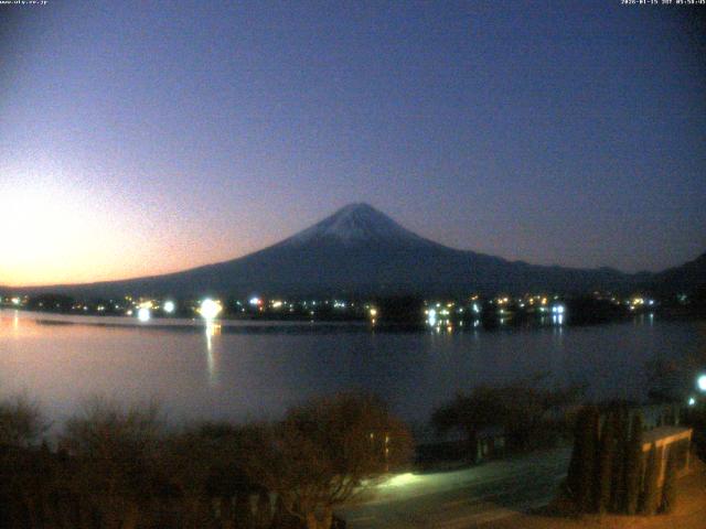 河口湖からの富士山