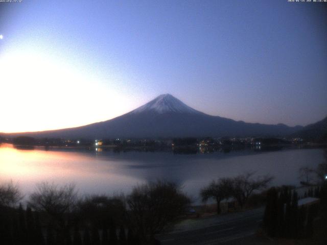 河口湖からの富士山