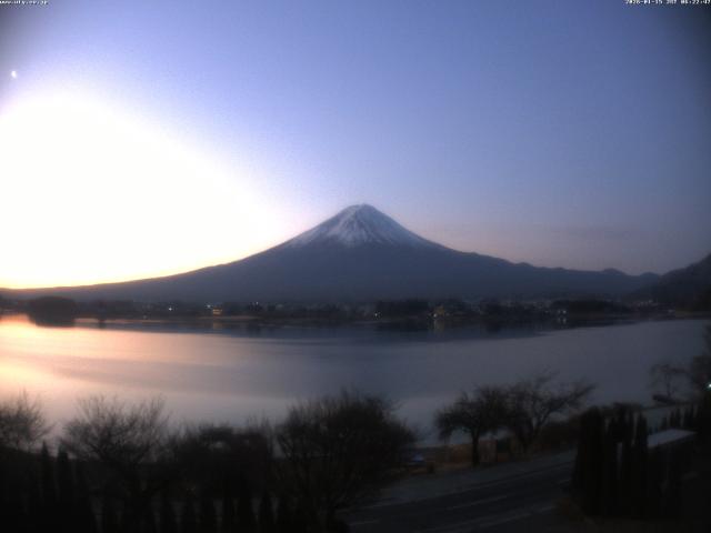 河口湖からの富士山