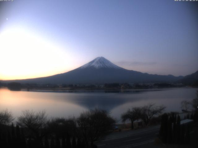 河口湖からの富士山