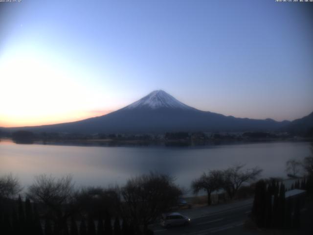 河口湖からの富士山