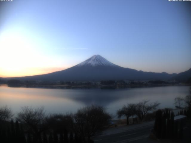 河口湖からの富士山