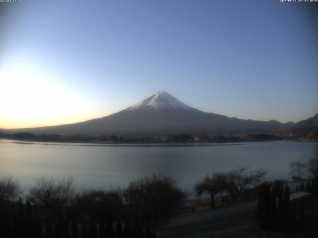 河口湖からの富士山