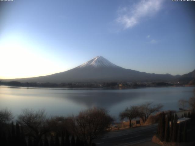 河口湖からの富士山