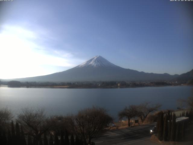 河口湖からの富士山