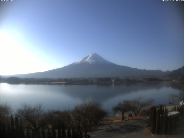 河口湖からの富士山