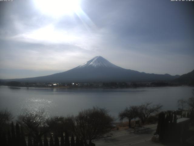 河口湖からの富士山