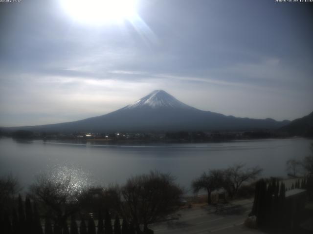 河口湖からの富士山