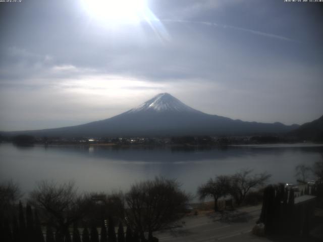 河口湖からの富士山