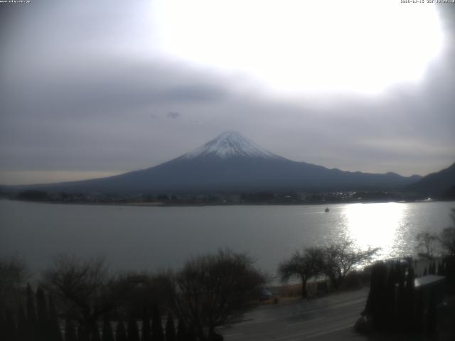 河口湖からの富士山