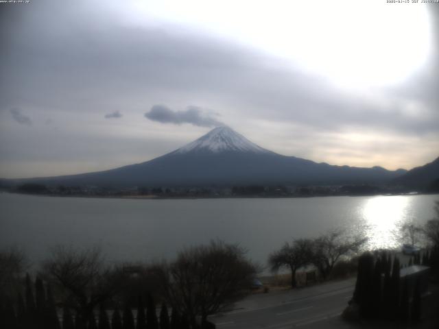河口湖からの富士山