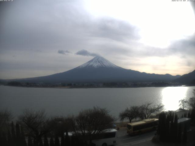 河口湖からの富士山