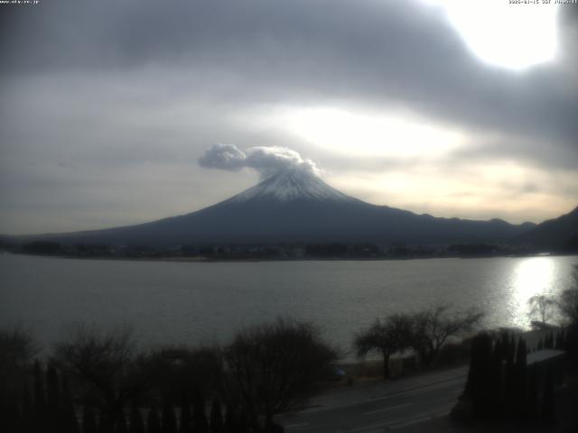 河口湖からの富士山