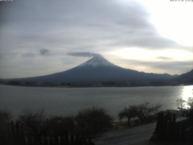 河口湖からの富士山