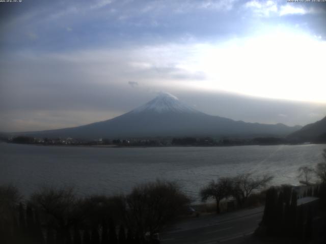 河口湖からの富士山