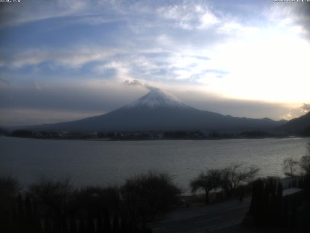 河口湖からの富士山