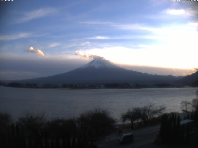 河口湖からの富士山