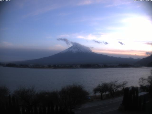 河口湖からの富士山