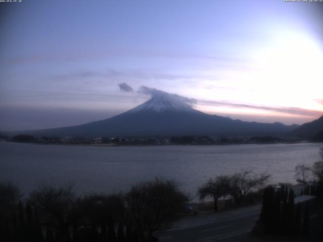 河口湖からの富士山