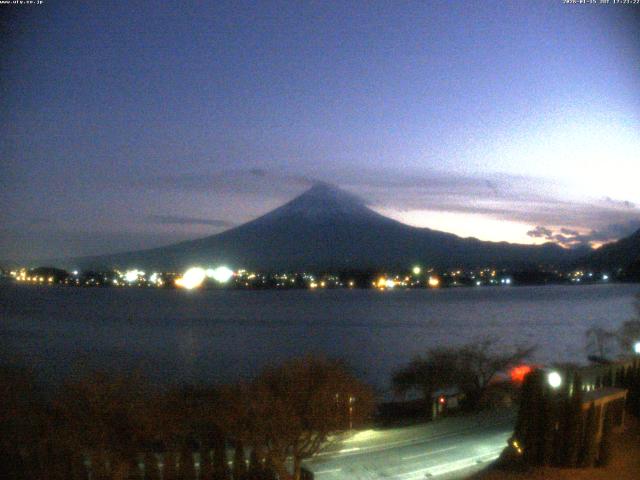 河口湖からの富士山
