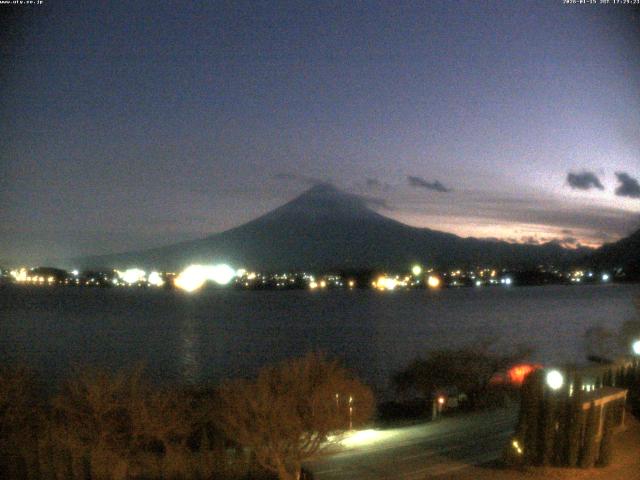 河口湖からの富士山