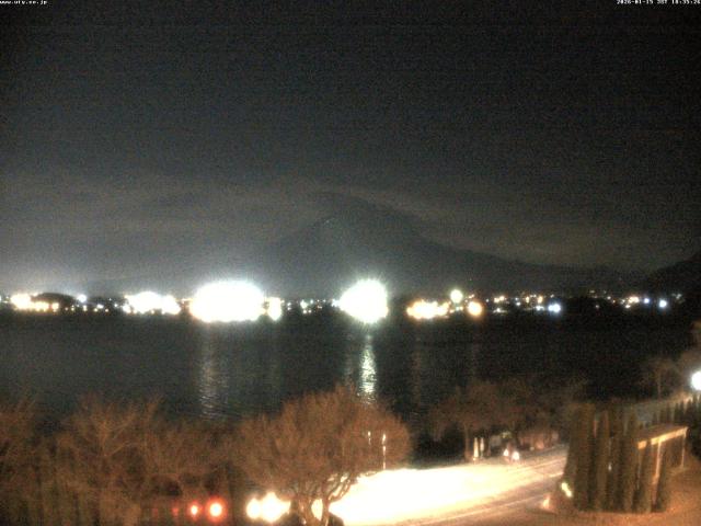 河口湖からの富士山