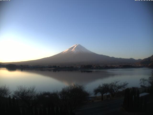 河口湖からの富士山