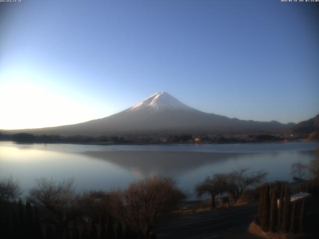 河口湖からの富士山