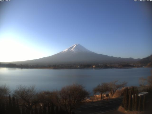 河口湖からの富士山