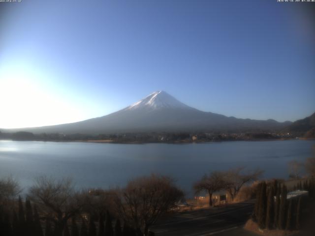 河口湖からの富士山