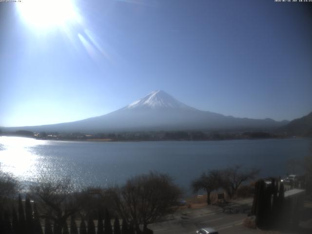 河口湖からの富士山