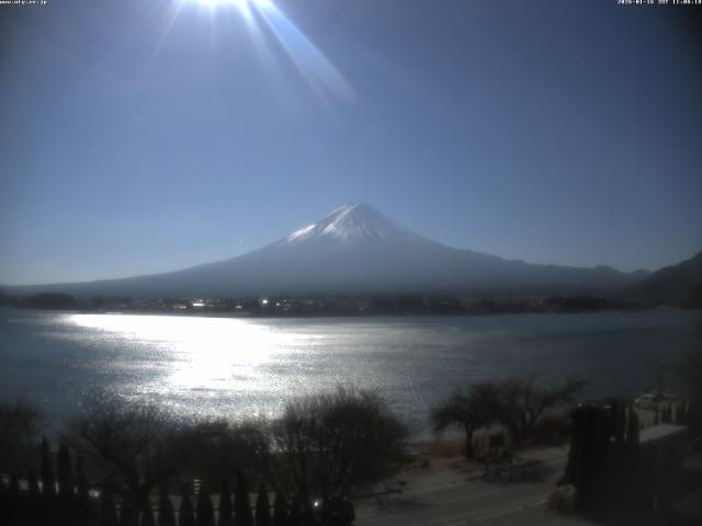 河口湖からの富士山