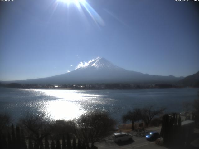 河口湖からの富士山