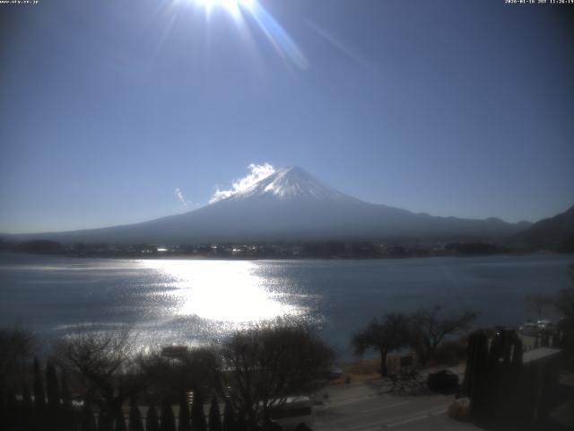 河口湖からの富士山