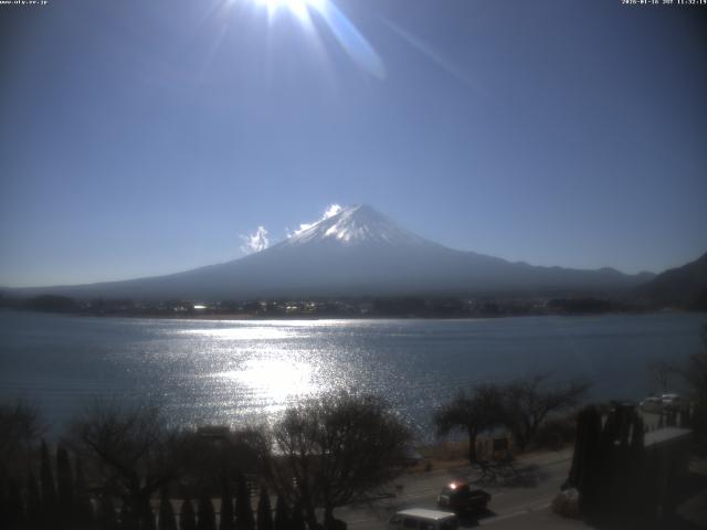 河口湖からの富士山