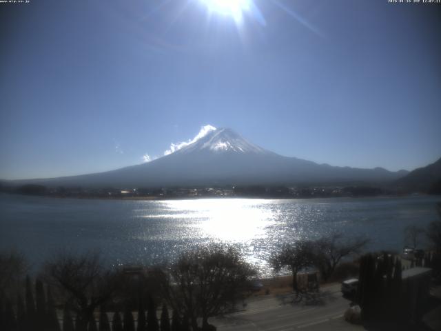 河口湖からの富士山
