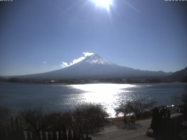 河口湖からの富士山