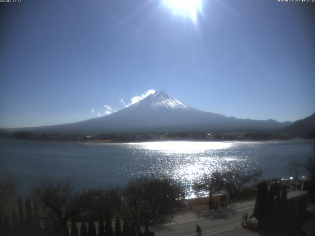 河口湖からの富士山